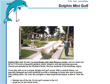 Tablet Screenshot of dolphinminigolf.com